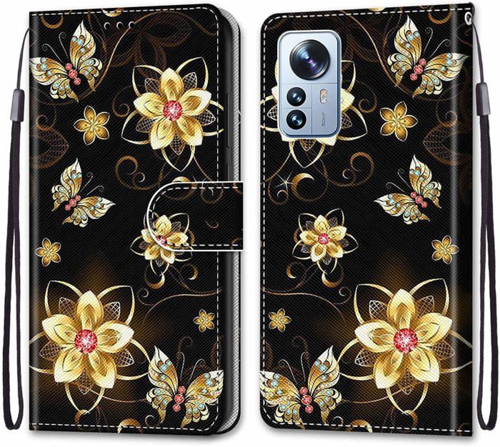 Étui Livre (flip Case) Pour Xiaomi 12T Et 12T Pro - Similicuir, Avec Compartiment à Cartes Et Support - Neuf