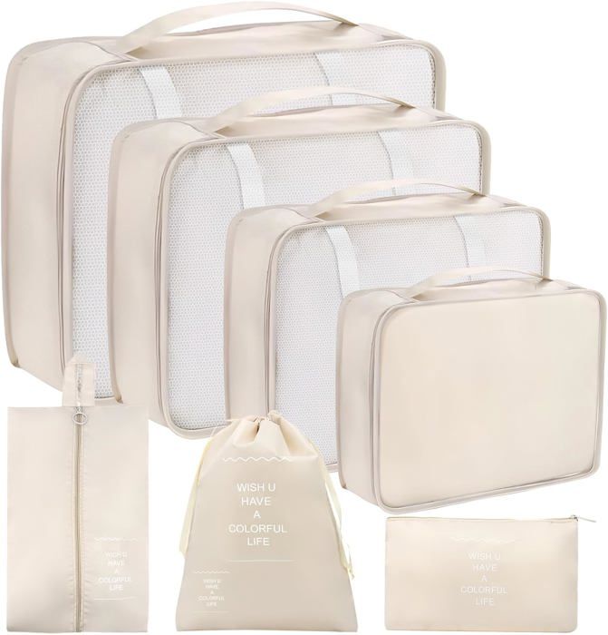 Healvian 3 Pièces Housse De Protection Valise Lot Semi-Transparente