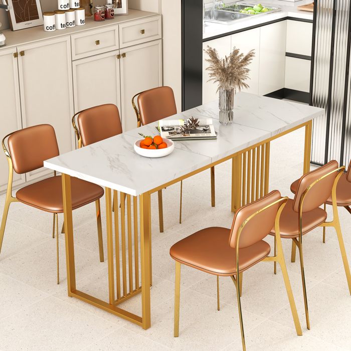 Table à Manger Avec 2 Chaises Encastrables - Ensemble Salle à Manger 2 Personnes Style Industriel, Gain De Place