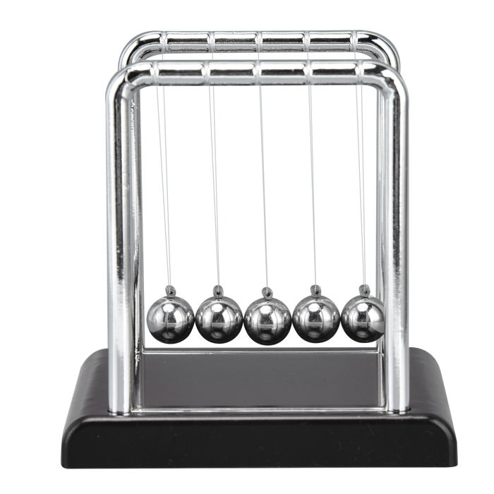 Pendule Magnétique Décideur - Jouet De Bureau Pour Prendre Des Décisions - Design Amusant, Balancier Métallique - Hauteur 24 Cm
