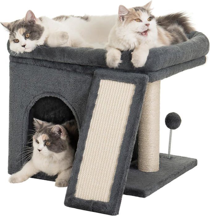 Comparer les prix de Arbre À Chat Pour Gros Adulte Chat Grande Plate-Forme De Tour Grimper Griffoir En Sisal Maison DIntérieur Gros Pour Chat Vie