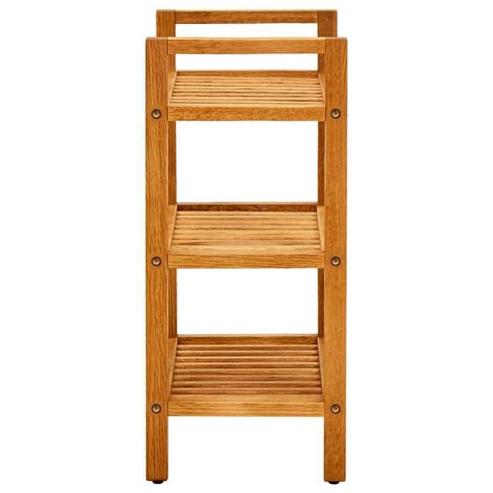 RemiseArmoire/meuble à chaussures Étagère à chaussures à 3 niveaux 50 x 27 x 60 cm Chêne massif JILIMAISON2025 91705905