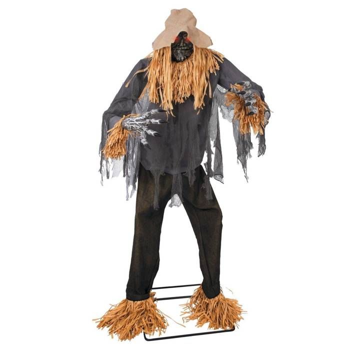 Automate Zombie Sur Balançoire Halloween - 80 Cm, Sonore Et Lumineux - Décoration Effrayante Et Réaliste - Piles Non Incluses