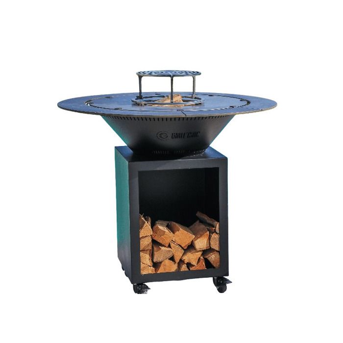Brasero Classique Acier 103 Noir Double Cuve