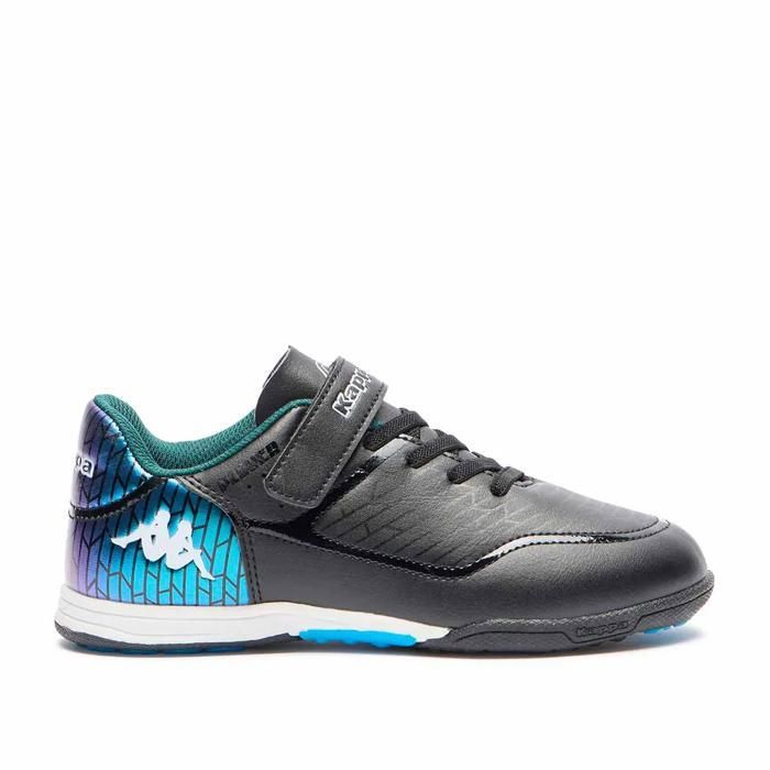 Chaussures de football enfant Kappa Kombat Player EV TG - black/blue brilliant Chaussures de football enfant Kappa Kombat Player EV TG - black/blue brilliant