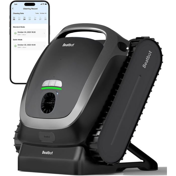 Beatbot AquaSense Robot aspirateur de Piscine sans câble Optimisation Intelligente de trajectoire Nettoyage du Fond