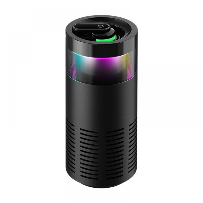 Mini purificateur dair USB pour bureau ou petite pièce ultra silencieux avec veilleuse sans adaptateur. ASPIRATEUR A MAIN