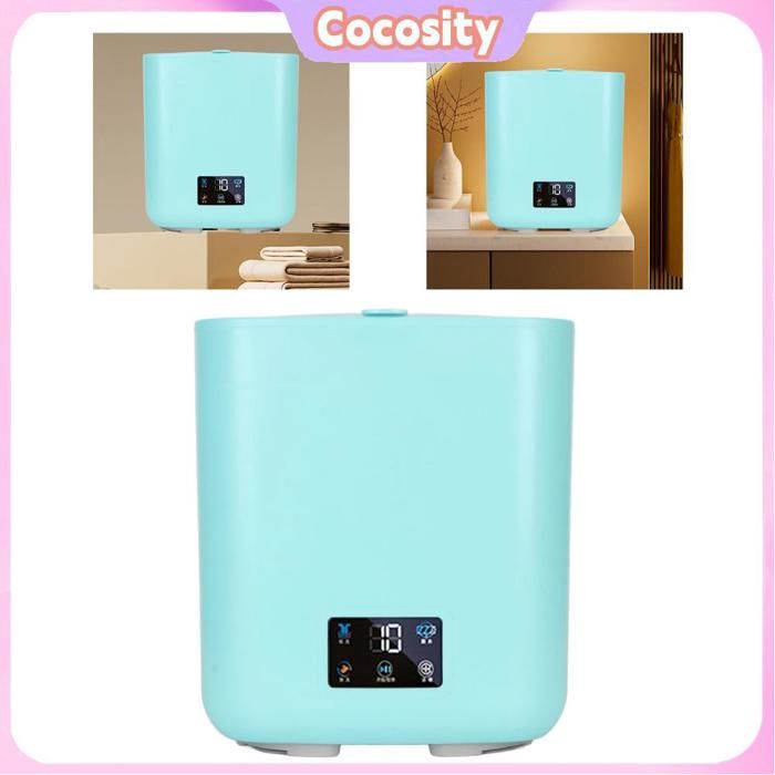 Cocosity Mini-machine à laver Mini Machine à Laver Automatique 7L Portable Pour Appartement luminaire pack Prise UE Prise UE verte