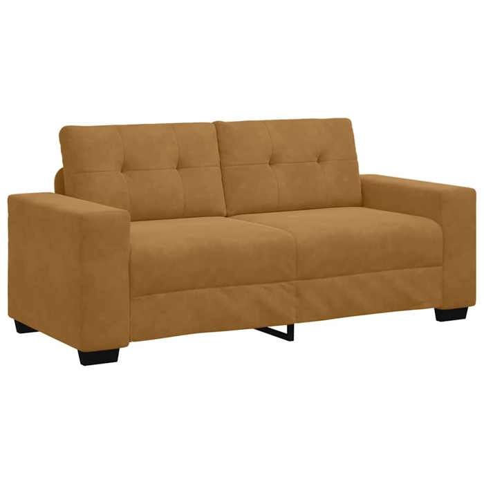 Elégance - Chic Sofa salon-séjour - Canapé deux places - marron - 180x77x82cm - velours_0734099