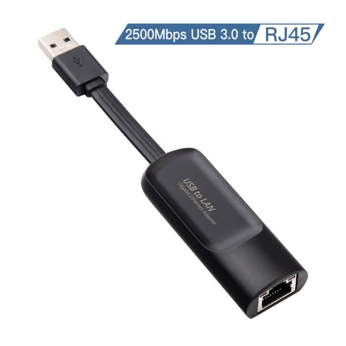2500 Mbps USB 3.0 - Carte réseau filaire externe Ethernet USB 2500 vers ...