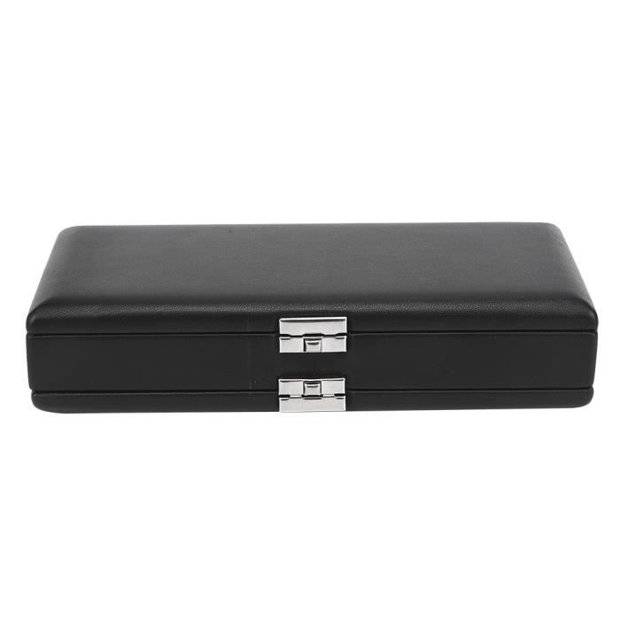 Étui à Anches De Basson En Cuir – 2 Couches, Jusqu’à 20 Anches, Aération Anti-humidité, Dimensions 20x9,35x4,5 Cm - 2