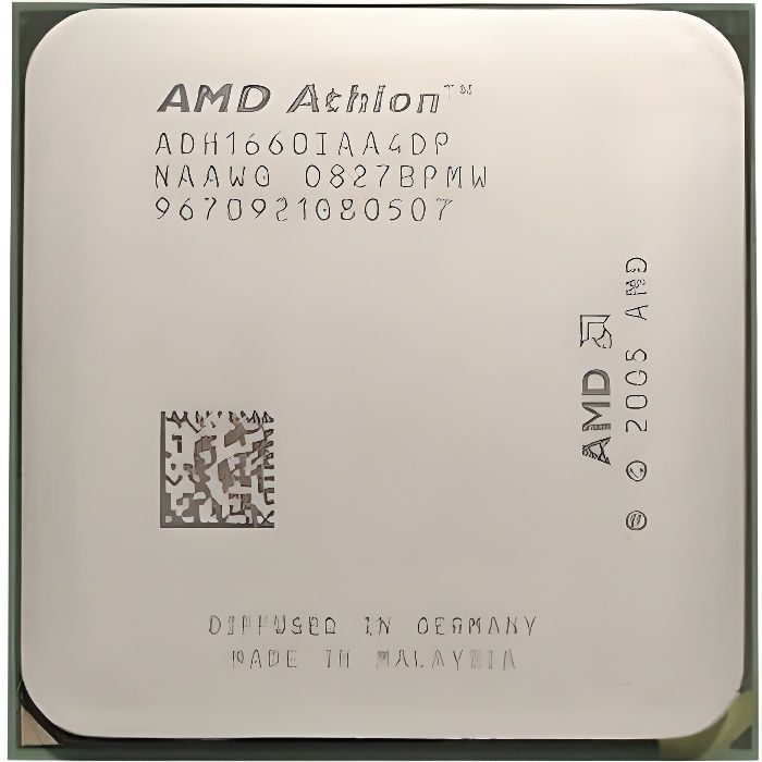 Processeur AMD Athlon 64 LE-1600 2.20Ghz Socket AM2 - Cœur Unique, Cache L2 1 Mo - Occasion Fonctionnel