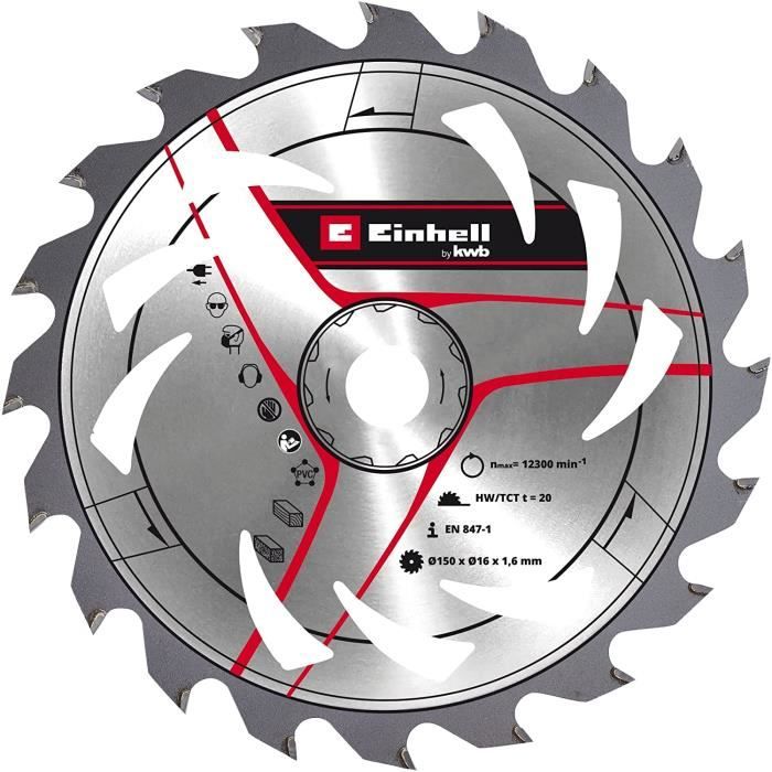 Lame De Scie Carbure Tungstène KWB - Ø250x30mm, 48 Dents, Pour Scies Circulaires Einhell