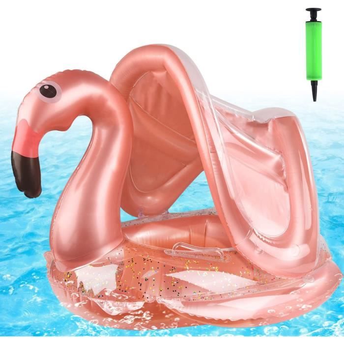 Bouée Bébé Licorne Dinosaure Sirène - Anneau Flottant Avec Siège, Gonflable, Pour Piscine/Plage