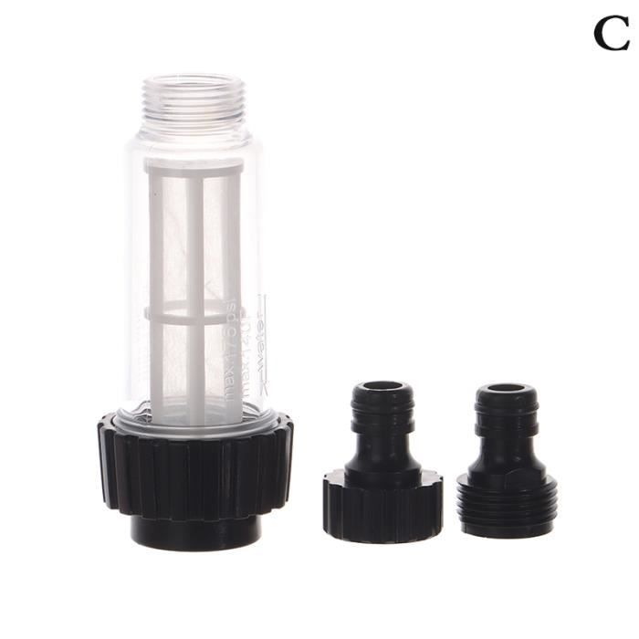 Filtre à Eau Pour Nettoyeur Haute Pression - 2 Pièces Avec Raccords De Jardin - Protection Pompe