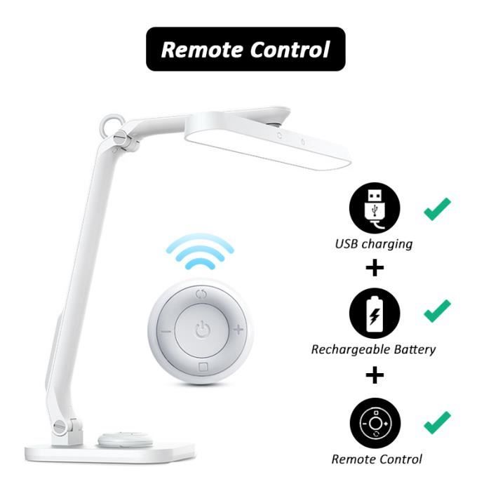 7.2W - 5 couleurs - avec télécommande - Lampe de bureau LED
