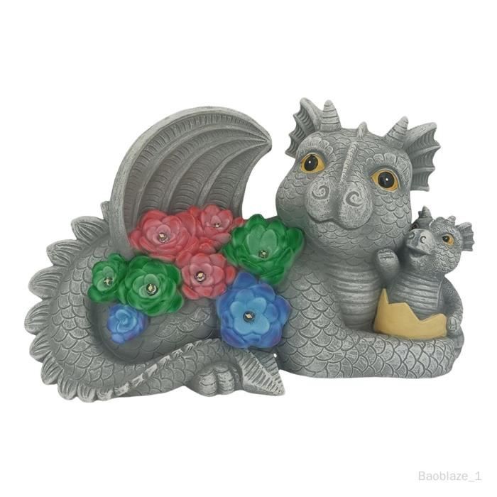 Figurine Dragon Volant Imprimée En 3D – Grandes Cornes, Décoration De Table Tendance, Cadeau Original Pour Collectionneur
