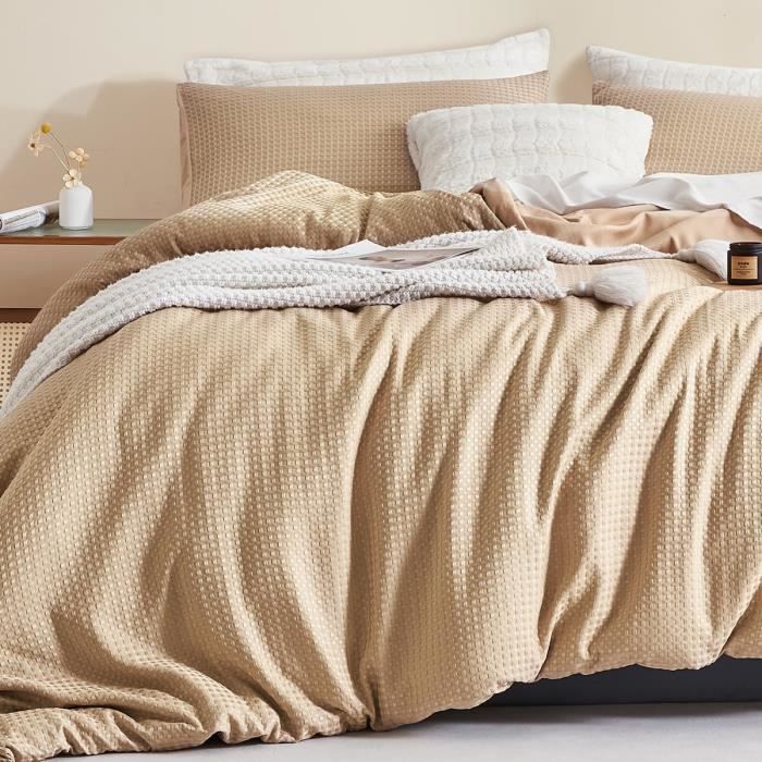 Utopia Bedding Ensemble housse de couette 3 pièces avec fermeture éclair - 1 housse de couette