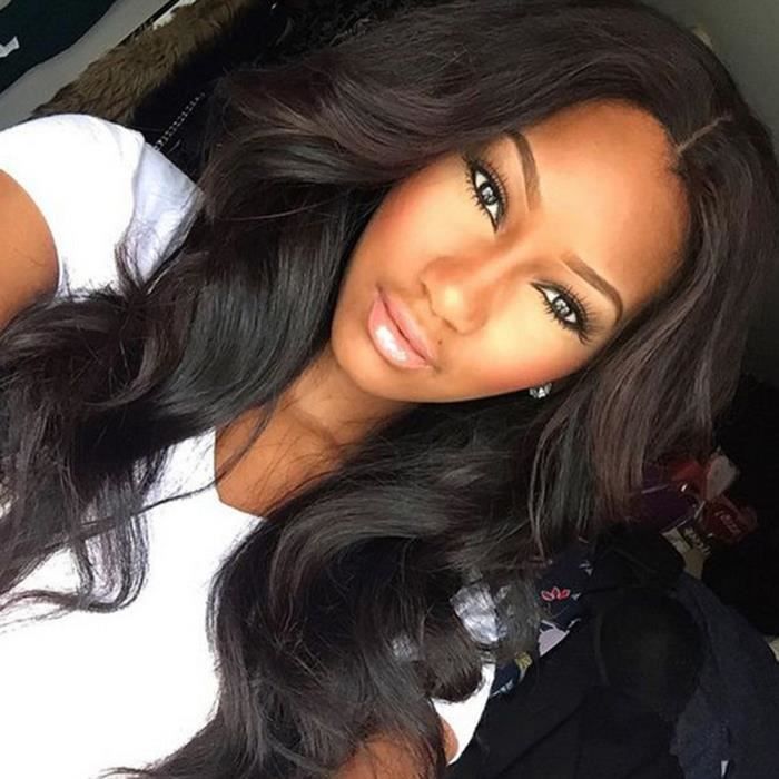 perruque naturelle femme noire