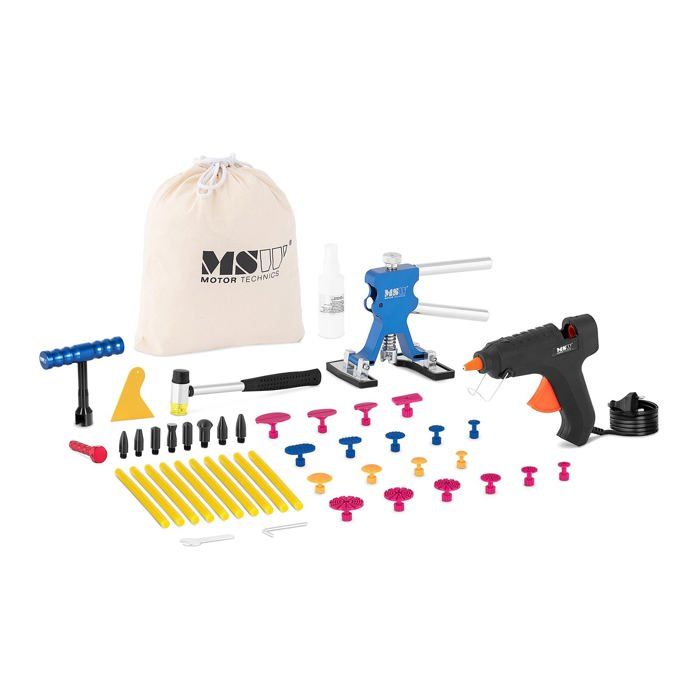 Kit d outils de debosselage carrosserie sans peinture ventouses dsp pdr (puissance : 40 w, 19 ventouses, materiau : plastique, 8 b