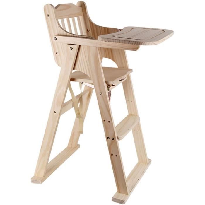 Chaise Haute Combinée Babyjem Pour Bébé - Transformable, Avec Ceinture De Sécurité, Couleur Beige