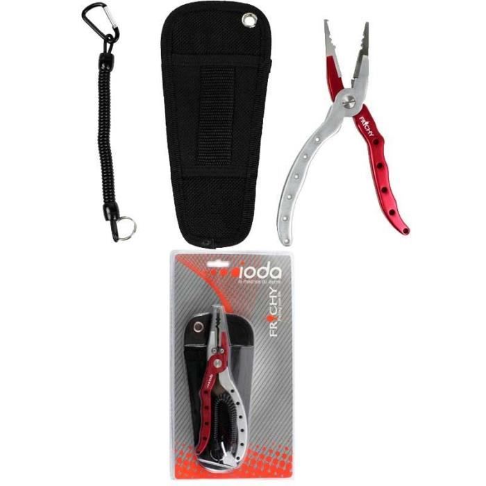 Pince Multiusages Pour Pêche Avec étui - Outil Pratique Pour Toutes Les Techniques (carpes, Carnassiers, Etc.) - Neuf