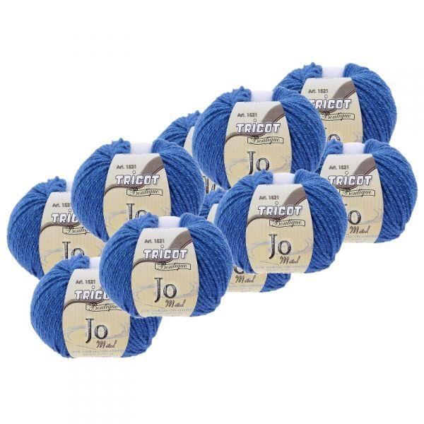 Pelote 50 G Fil à Tricoter Métalisé JO - Rose