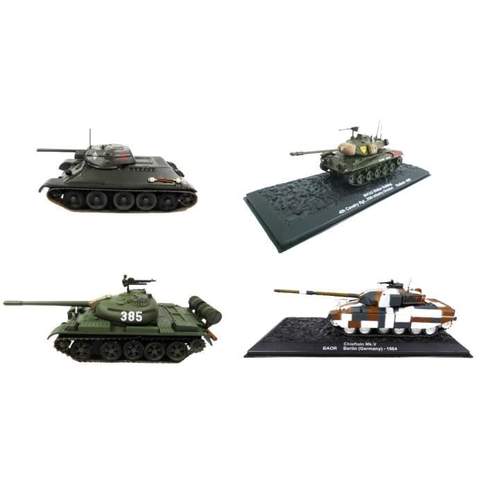 Lot De 5 Canons Miniatures + 1 Véhicule Militaire Américain - Échelle 1:43 - Métal - Années 60