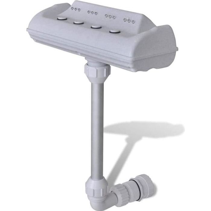 Cascade Fontaine Piscine avec Lumières LED Cascade de Piscine Hors Sol A54
