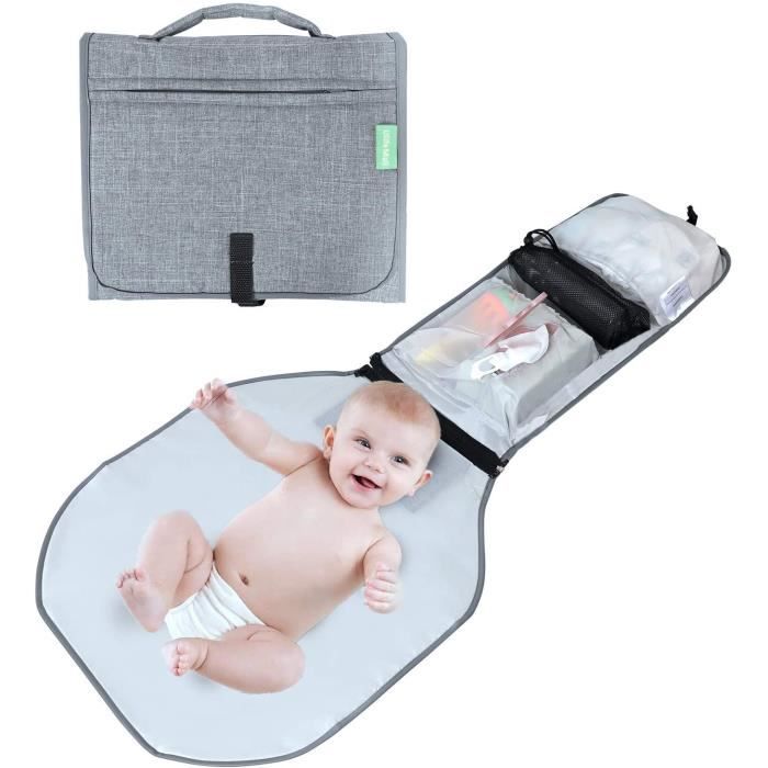 Portable Matelas à Langer de Voyage pour BébéPliable et Etanche Tapis à  Langer de Voyage Pochette pour sac à langer Matelas Doux a - Cdiscount  Puériculture & Eveil bébé