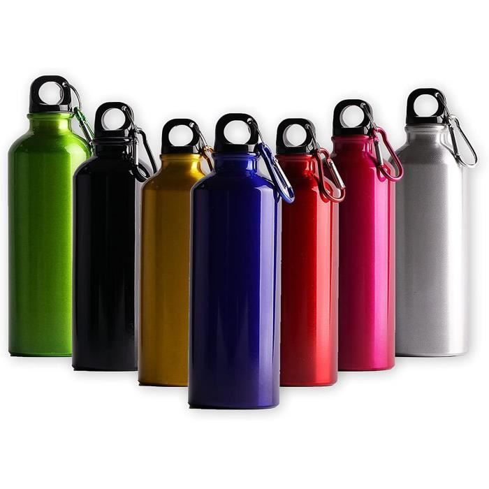 Gourde Isotherme En Acier Inoxydable 500 Ml - Sans BPA, Double Paroi - Garde Le Chaud 12h, Le Froid 24h - Pour école, Sport, Voyage
