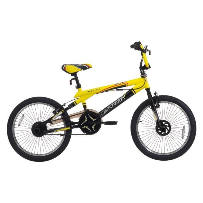 Vélo BMX Freestyle en Aluminium 20 Pouces - Cicli Cinzia - Jaune