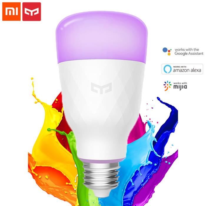 Xiaomi Yeelight LED Smart ampoule colorée 800 Lumens 10W E27 Citron