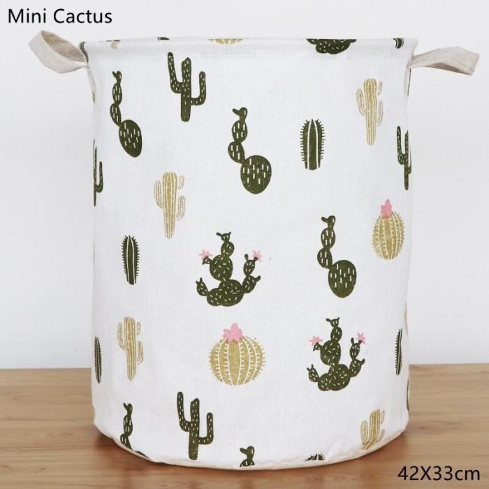 Panier à linge imprimé Portable et pliable, sac de rangement pour linge de maison, panier en