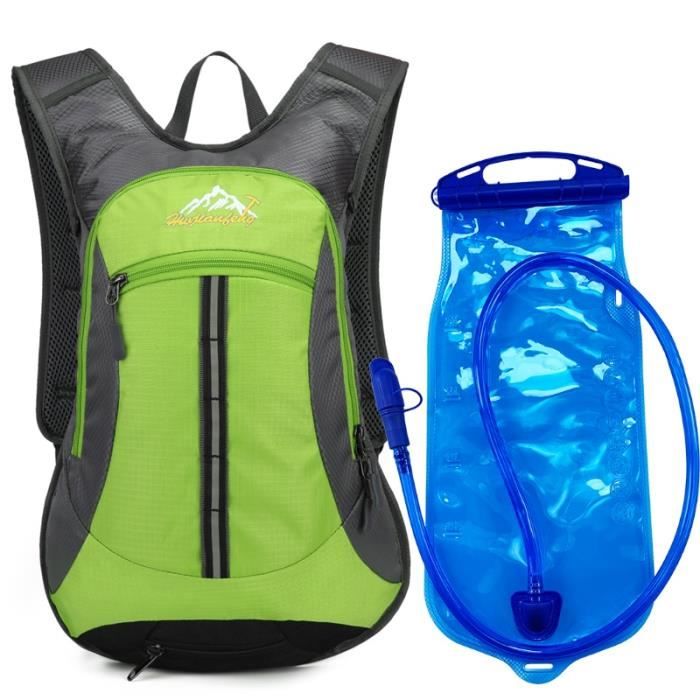 BBAIYULE® Gilet De Course Léger (uniquement Sac à Dos Sans Vessie), Sports De Plein Air, Course, Marathon, Course à Pied, Randonnée, Escalade, Cyclisme, Gilet D'hydratation Réfléchissant Pour Homme Et