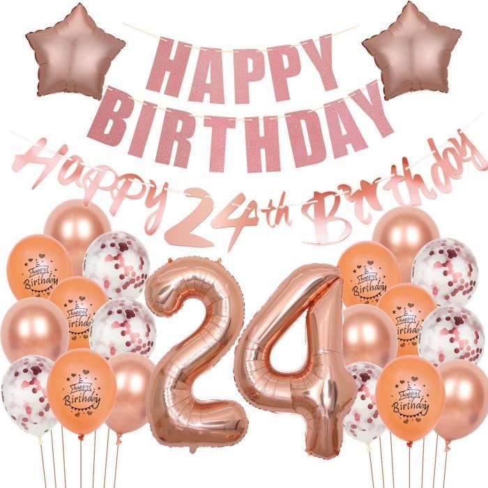 24 Figurines Anniversaire – PVC 4 Cm – Boîte Calendrier – Party Favors