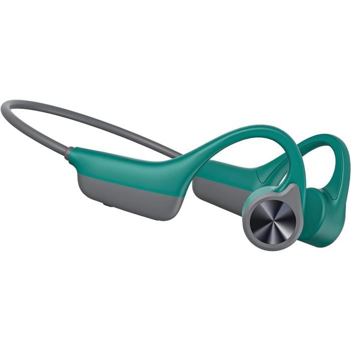 Relxhome Casque Conduction Osseuse Bluetooth 5.2 - IP68, 8 Go MP3, 8h D'autonomie - Pour Natation, Course, Vélo