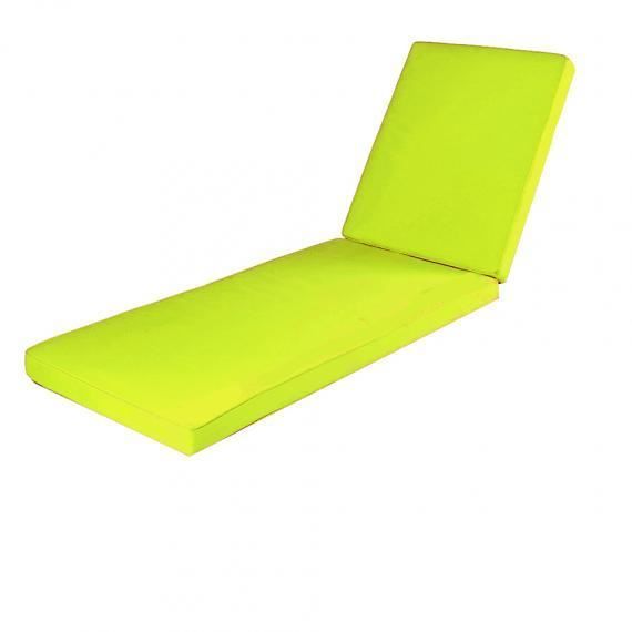 Coussin bain de soleil vert anis Clearance