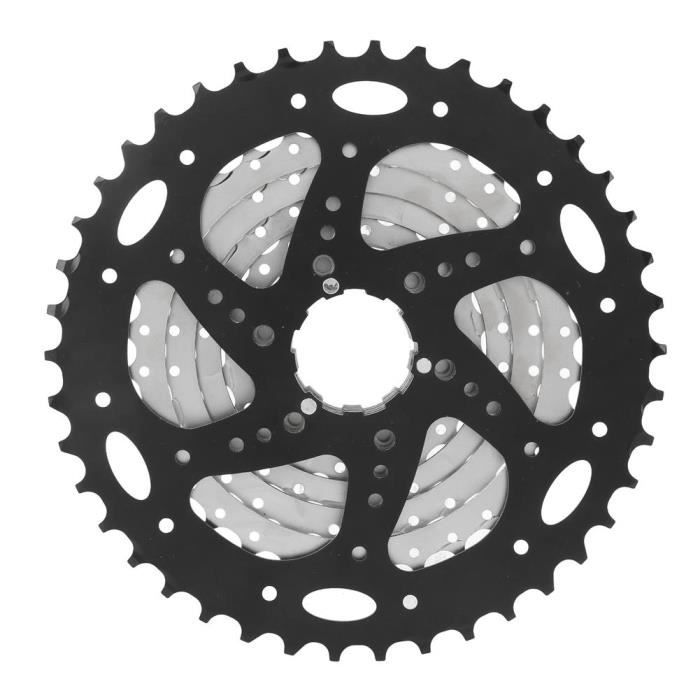 Dilwe Cassette de roue libre de vélo WAKE Cassette de vélo à 8 vitesses 11‑42T Pignon de