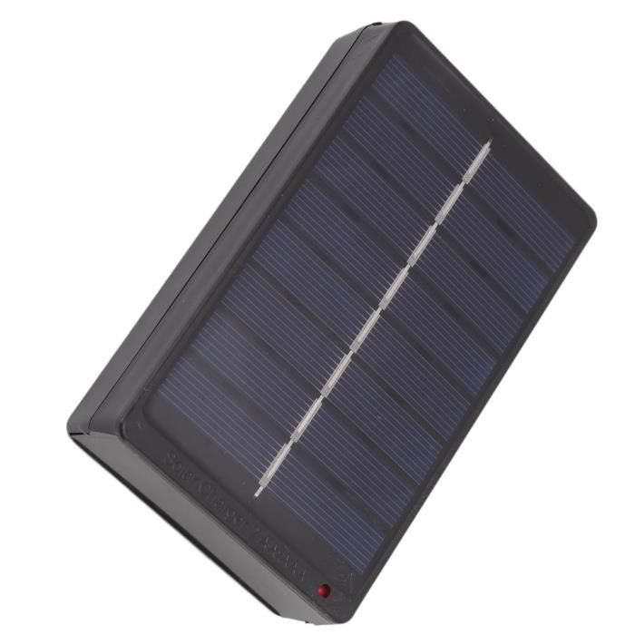 EJ.life chargeur de batterie solaire Chargeur de batterie à panneau solaire boîtier de charge 1W 4V pour piles AA AAA 1.2V