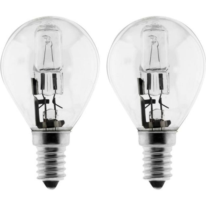 forme de bougie 42 W E14 Garza 444943 Ampoule halogène 630 lm Lot de 10 respectueux de l/'environnement