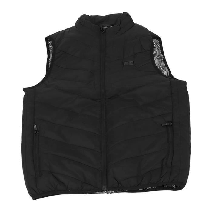 Gilet Chauffant électrique Homme 9 Zones - Lavable, 3 Températures, Alimentation USB - Pour Ski, Randonnée, Extérieur - 3