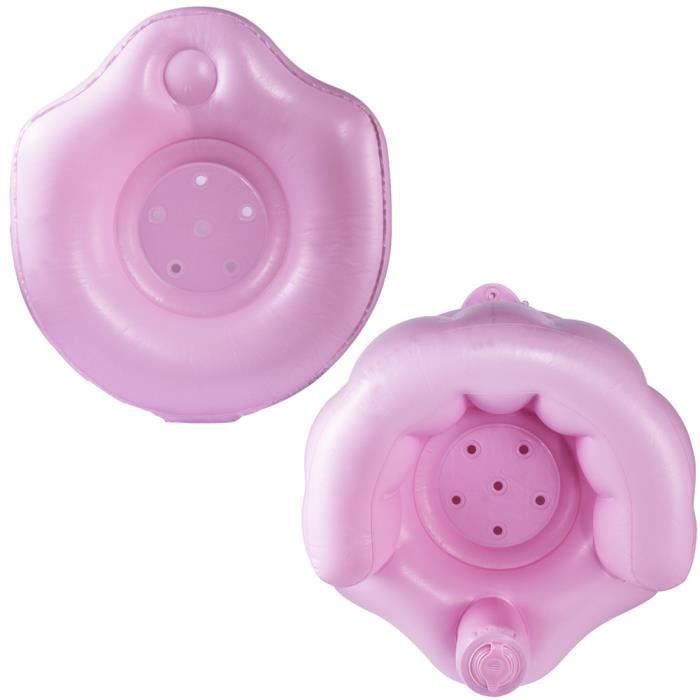 Siège Bébé Gonflable IOPJLK Avec Pompe Intégrée - Pour Bébés 3 Mois+ - Support Apprentissage Assis