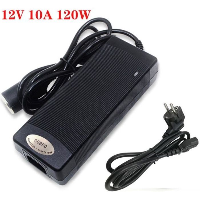 5 pcs, chargeur) Chargeur allume cigare voiture 12V 10A 120W