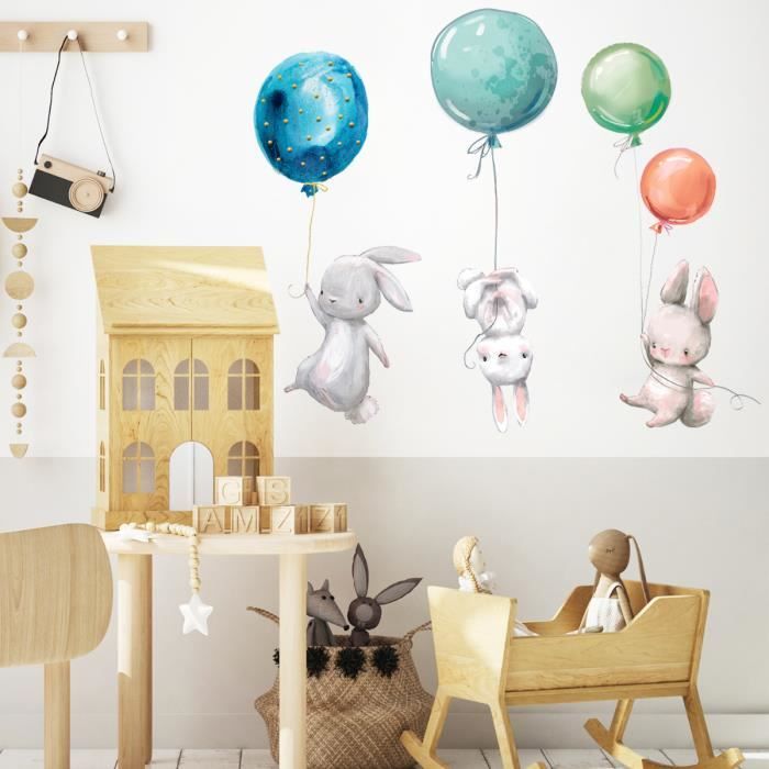 Wall Stories autocollant muraux pour enfants - Découvrir les couleurs -  Autocollants muraux interactifs pour chambre d'enfants - Grand autocollant  mural avec application de jeu et d'activité gratuite