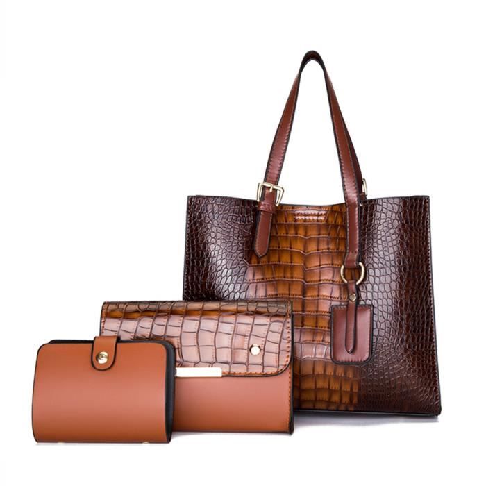 Ensemble de Sac ?� Main Femme - GYROOR - Retro Autumn And Winter luxury Serpentine handbags 