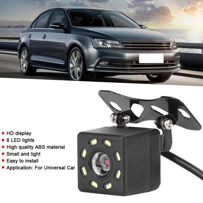 Hililand Caméra de recul de voiture HD Caméra de Recul de Voiture Étanche IP68 Caméra de Vision Nocturne de Stationnement de