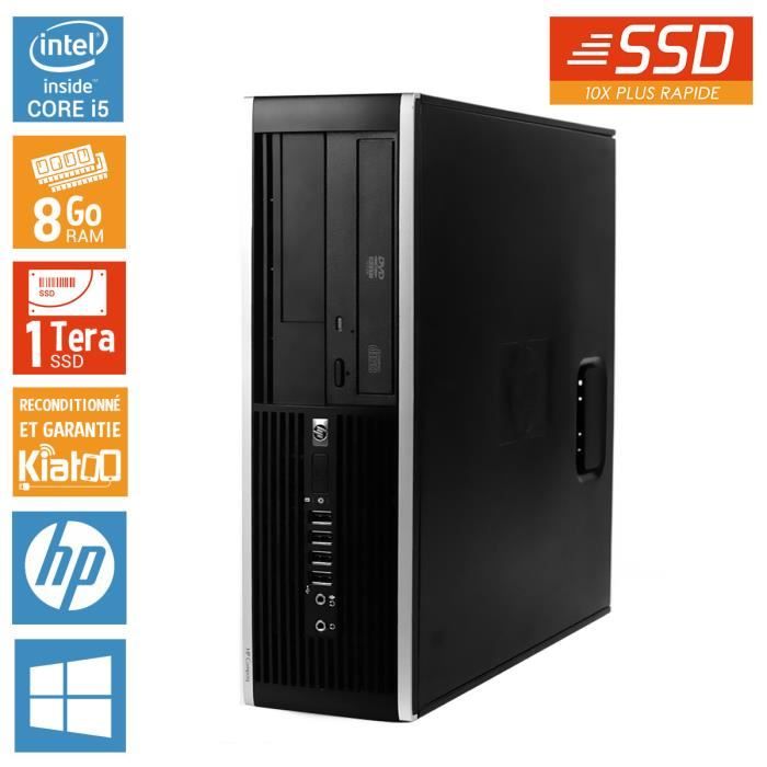 Pc Bureau Hp Elite 8100 Intel Core I5 8 Go Ram 1 To Disque Dur Ssd Ordinateur De Bureau Reconditionne W7 Prix Pas Cher Cdiscount