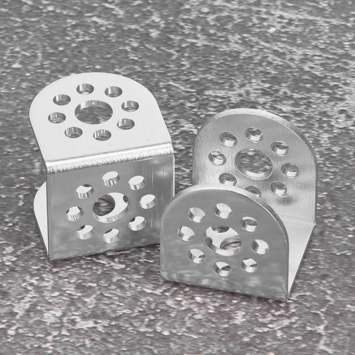 Support De Montage Réglable Pour Moteur DC 12V - Compatible Pièces Robotique Tetrix/Pitsco - En Aluminium, Nombreux Trous De Fixation