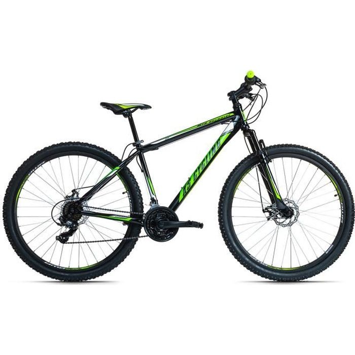VTT semi-rigide 29'' Sharp noir-vert KS Cycling - 21 vitesses - Taille de cadre 46 cm